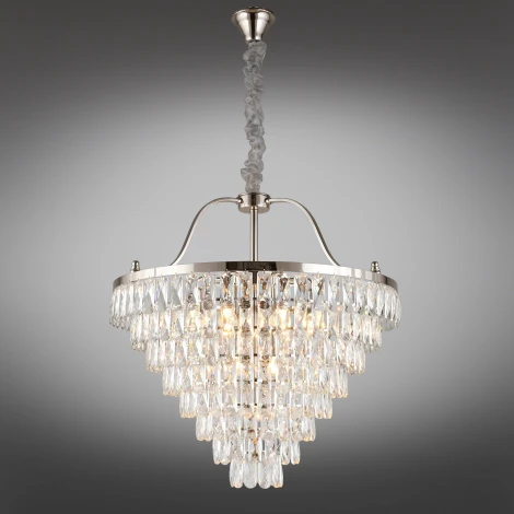 Подвесная люстра каскадная Aployt Gerta APL.725.03.13 (220V, хрусталь, на цепи)