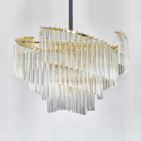 Подвесная люстра Waltz D60 ImperiumLoft Waltz01 (102208-26) (хрусталь, на цепи)