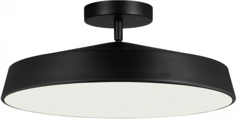 Потолочный светильник круглый Sonex Mira Black 7656/48L пластик/белый/черный LED 48Вт 4000K D400 IP20 (220V, круглые)