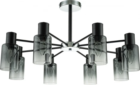 Потолочная люстра на штанге Diversity Escada 2120/8P E14*40W Black (220V)