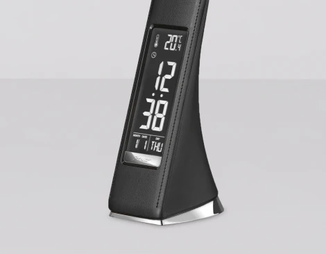 Офисная настольная лампа с будильником Ambrella Desk DE509 (LED, 220V, диммер, сенсорный выключатель)