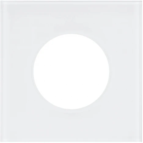 Рамка стеклянная FRM-GLARE-GC-1-WH (Arlight) 043832