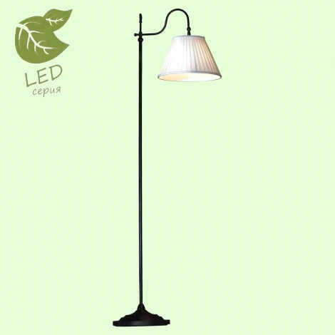 Торшер изогнутый Lussole Loft Milazzo GRLSL-2905-01 (220V, IP21)