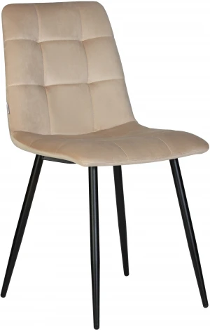 Стул обеденный CHILLY (Бежевый Holland 07, основание черное)