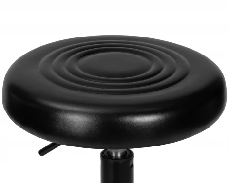 Табурет мастера DOBRIN BILLY BLACK (чёрный) 3051_BlackBase-LM BLACK, цвет сиденья чёрный, основания чёрный