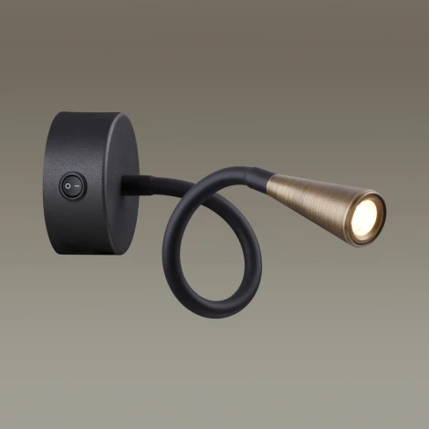 Спот на гибкой ножке для чтения Odeon Light Odds 4289/3WL (LED, 220V, выключатель)