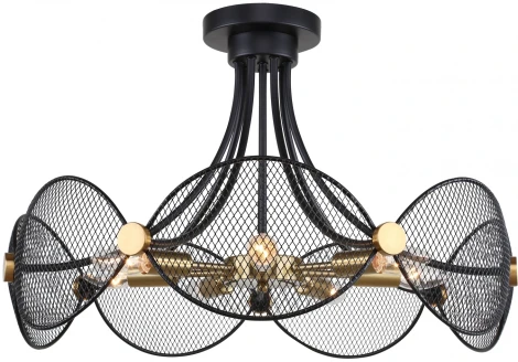 Потолочная люстра на штанге F-Promo Secure 4084-7P (220V, круглые)