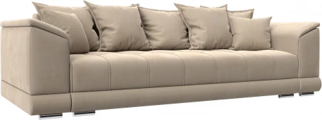 Диван прямой НордСтар НПБ Лига Диванов (Велюр) арт.129449