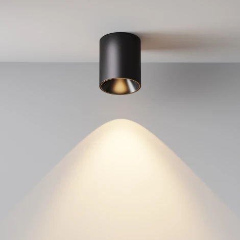 Потолочный светильник Maytoni Alfa LED C064CL-12W3K-RD-B (220V, круглые)