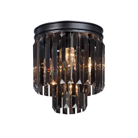 Потолочная люстра Vitaluce V5155-1/3+1PL (220V, хрусталь, круглые)