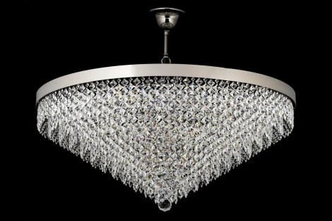 Подвесная люстра Arti Lampadari Avio E 1.5.80.100 PB (220V, хрусталь, на цепи)