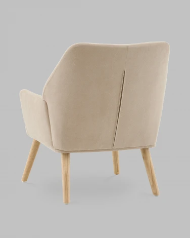 Кресло Харви бежевый деревянные ножки Stool Group арт.УТ000040119