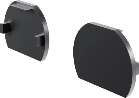 Заглушки для круглого магнитного шинопровода Exility Maytoni Accessories for tracks Exility TRAM034EC-R-41B