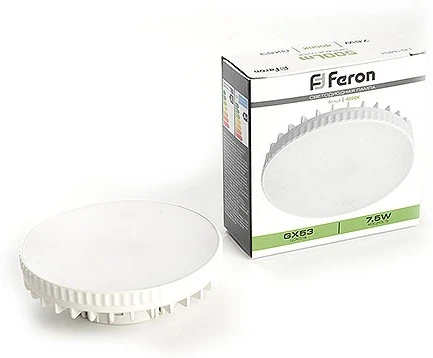 Лампа светодиодная Feron 41398 LB-3451, GX53 (таблетка) 7,5W 230V GX53 4000К