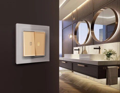 Рамка Ambrella Volt ALFA Platos (Сталь Стекло органическое) 5-ая AF330505