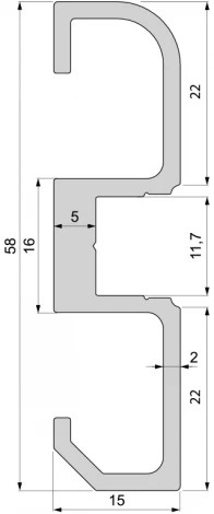 Профиль для светодиодной ленты AM-02-10 970601 Deko-Light