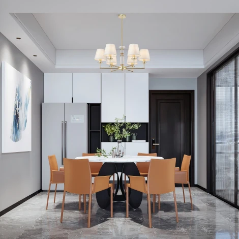 Потолочная люстра на штанге Arte Milano AM344401 344401/6 NGD (220V)