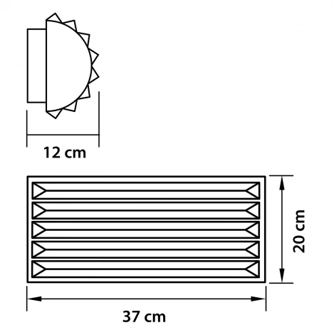 Настенный светильник Osgona Limpio 722660 (220V)