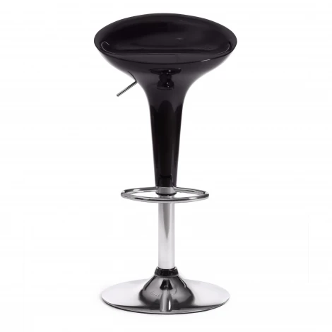 Стул барный NAIL (mod. KY801) черный/хром (металл/пластик)