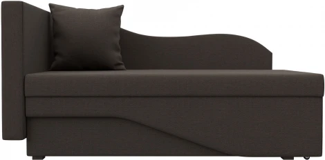 Кушетка Гармония левая (Коричневый/Рогожка) Лига Диванов арт.125297L