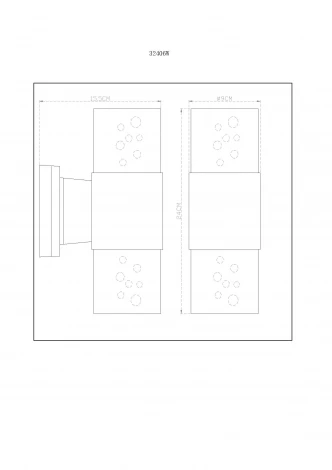 Настенный светильник уличный Globo Nina 32406W