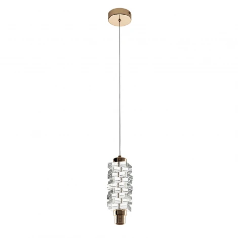 Подвесной светильник светодиодный хрустальный Modelux ML.9050.100 GD