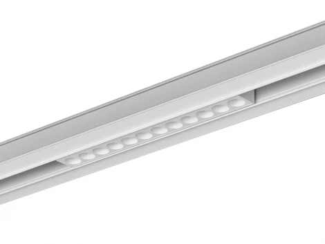 Трековый светильник светодиодный, магнитный, белый, 12Вт, 48V IP20 3000К Lumker SY-LINK SY-LINK-220-WH-12-WW