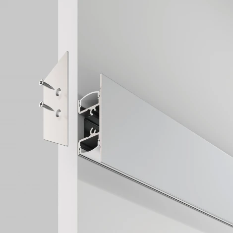 Алюминиевый профиль накладной 18x48 Maytoni Led Strip ALM-1848-S-2M