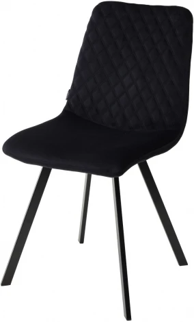 Обеденный стул M-City DAIQUIRI BLUVEL-19 BLACK, велюр