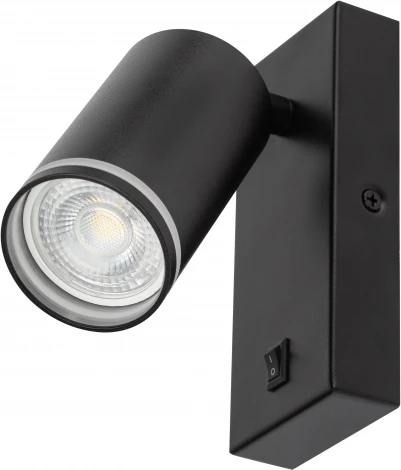 Спот для чтения с выключателем ЭРА WL19 BK (220V)