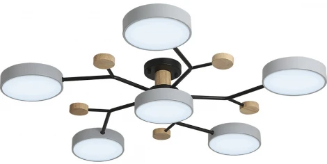 Потолочная люстра светодиодная на штанге с ДУ Ritter Scandia 52079 5