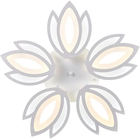 Потолочная люстра Natali Kovaltseva Led Lamps 81124 (регулировка яркости, 220V, пульт управления, цветы)