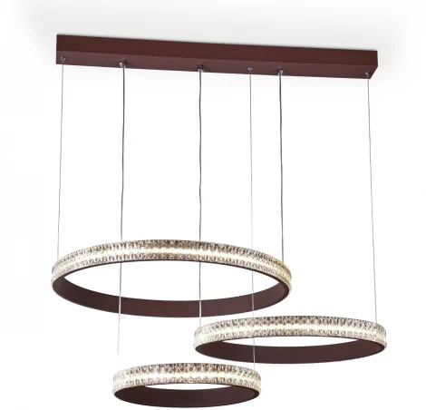Подвесной светильник Ambrella Acrylica FA6162 (регулировка яркости, LED, 220V, пульт управления, на проводе, кольцо)