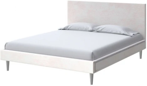 PROxSON Кровать Claro (Ткань: Велюр Teddy Жемчужный) 160x200