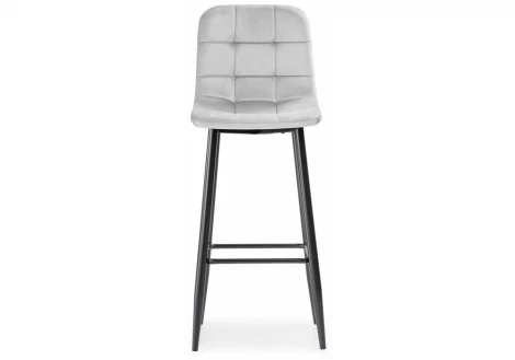 Барный стул Woodville Chio light gray / black 11984