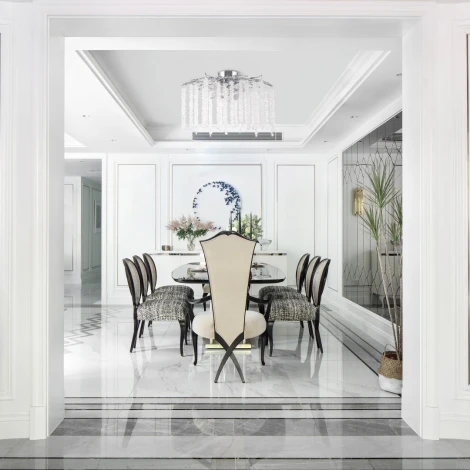 Потолочная люстра хрустальная Arte Milano Milano-3 23312.500.4.G9.A CR (220V)