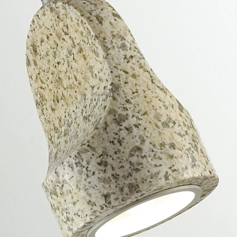 Подвесной светильник Odeon Light Pietra 7010/1C серый/камень LED 1*5W 3000K 220V (на проводе)