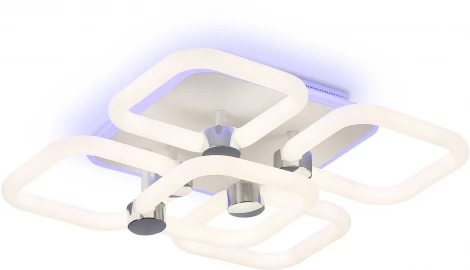 Потолочная светодиодная люстра RGB Ambrella Acrylica FA3861 (220V, пульт управления)