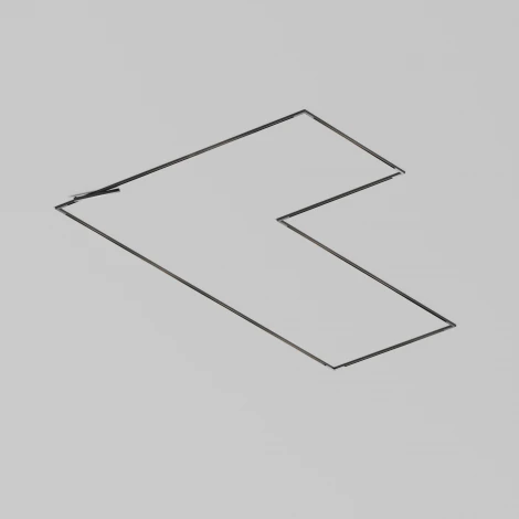 Шинопровод низковольтный 3 метра 220V накладной черный Maytoni Technical Busbar trunkings Exility X TRX239-413B