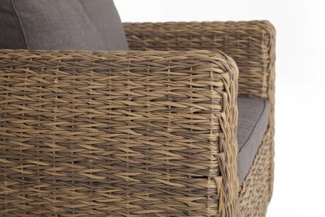 "Кальяри" кресло из искусственного ротанга (гиацинт), цвет соломенный 4SIS арт.УТ-00001979