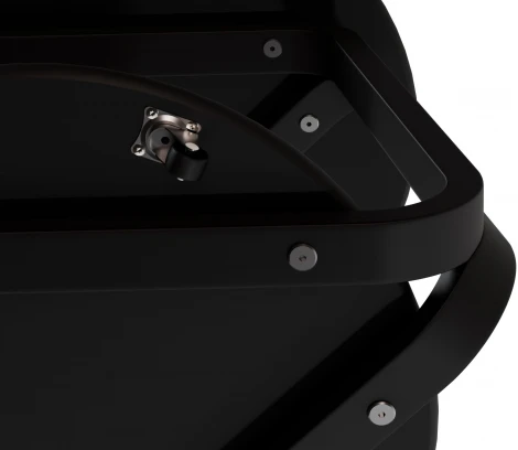 Стол ТДК Оптима 1 приставной, черный