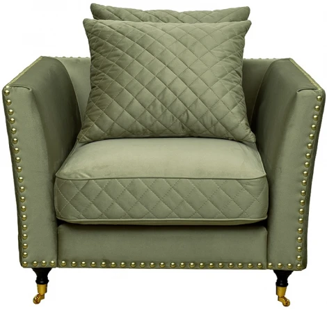 Кресло Sorrento, велюр оливковый Colt1002 98*101*88см Garda Decor