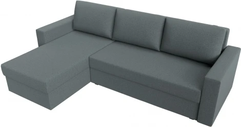 Диван угловой Траумберг Лайт левый угол (Серый/Рогожка) Лига Диванов арт.121139L