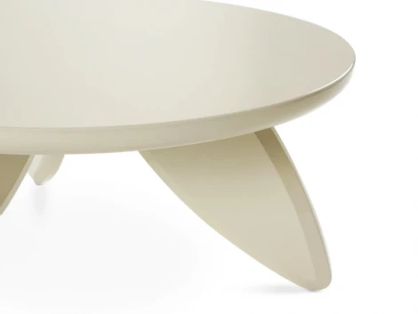 Журнальный столик Lapix round ОГОГО Обстановочка! (МДФ/Бежевый) арт.939726