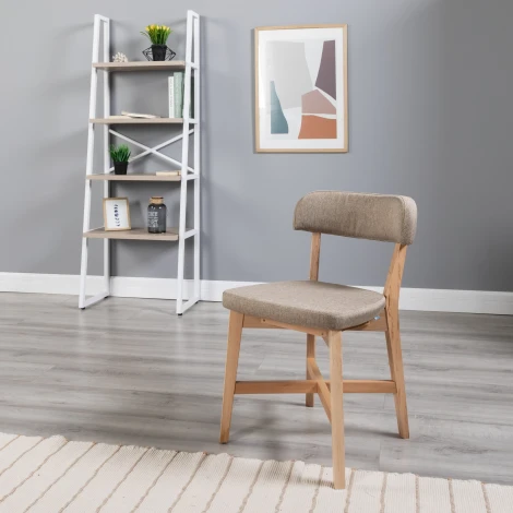 Стул Frank Pro Браун/Натуральный бук R-Home арт.400010984h