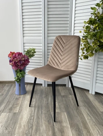 Стул DUKE BLUVEL-40 BEIGE, велюр