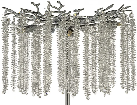 Торшер хрустальный Dio D'Arte Tavenna Nickel H 3.1.1.100 N (220V)