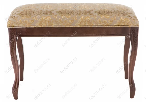 Банкетка Woodville Валентино орех / бежевый 318610