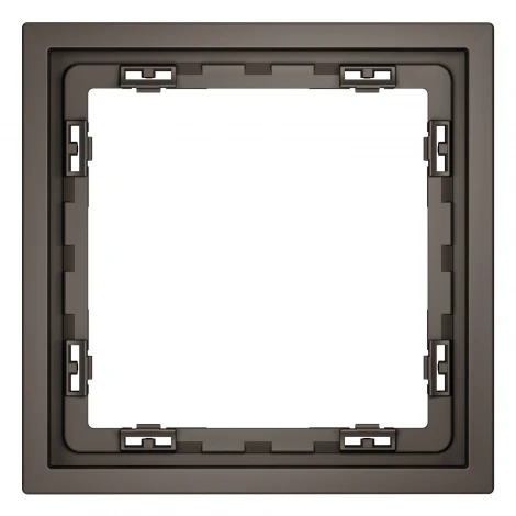 Рамка пластиковая на 1 пост (капучино) Voltum S70 VLS100114