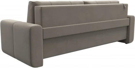 Диван прямой Лига-031 (Бежевый/Микровельвет) Лига Диванов арт.121261